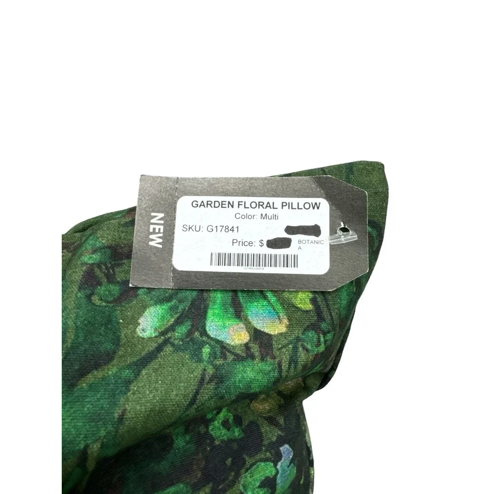 TAG Brand Throw Accent Floral Botanica Pillow - Brand New With Tag 22